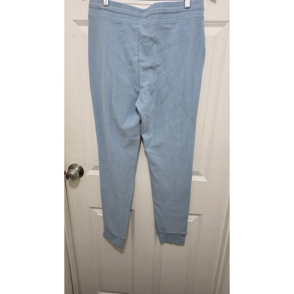 NWT Marc New York Women's Water Blue Jogger Pants M Polyester Cotton Blend Draws - Picture 3 of 6